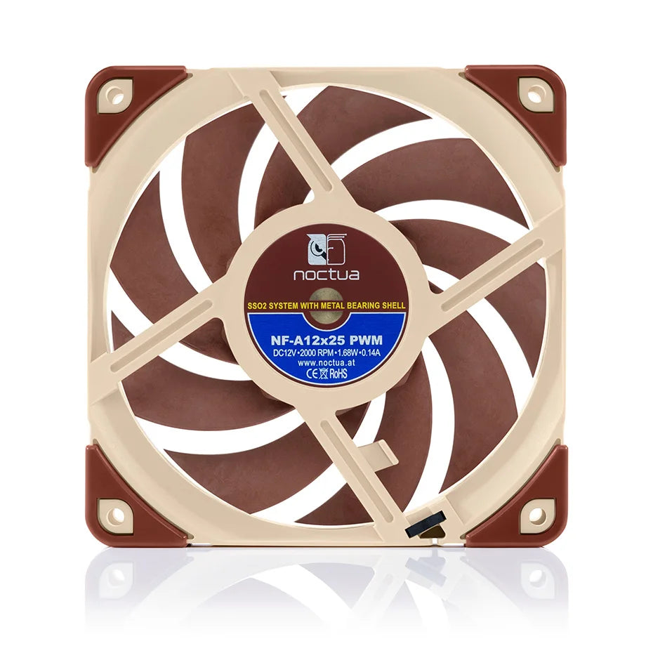 Noctua NF-A12x25 120mm 12v/5v Cooling fan 3pin/4pin PWM quiet Radiator For Computer Case Cooling CPU cooler fan Replace