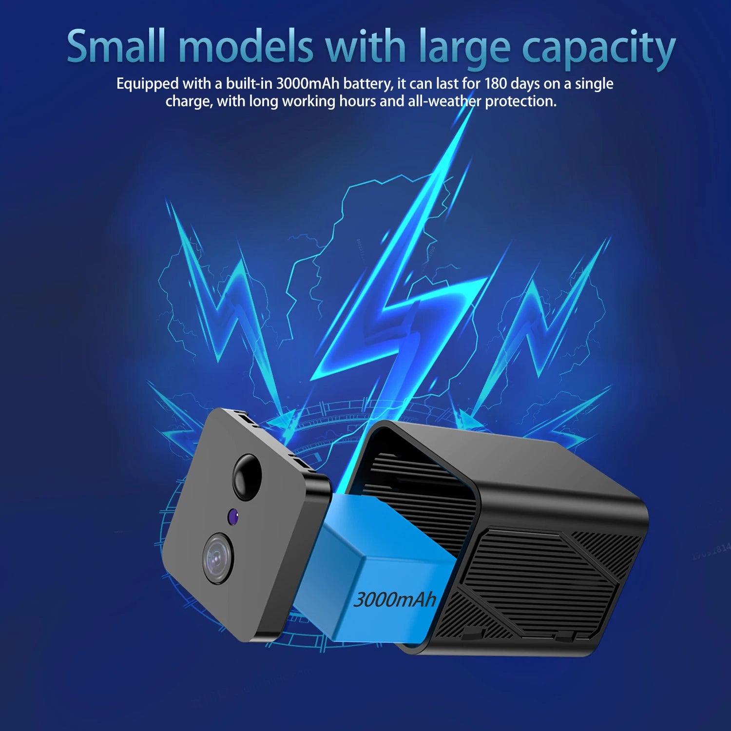 Mini 4G SIM/ WIFI Indoor Security Built-in Battery Power Wide Angle Humanoid Detection CCTV Home Surveillance Network IP Camera