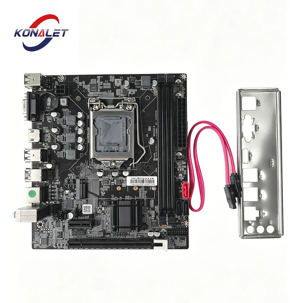 KONALET B75 Motherboard LGA1155 DDR3 Mainboard Support M.2 SSD Intel Core i3 i5 i7 2nd 3rd Gen CPU Desktop Board VGA HDMI