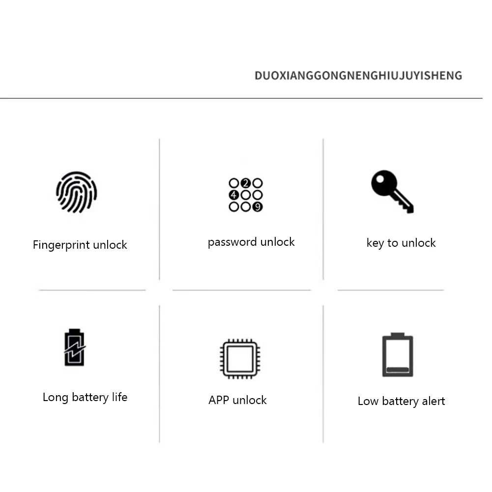 Bluetooth-compatible Fingerprint Door Lock Keyless Entry Electronic Door Knobs Lock Fingerprint Security Handle Lock for Bedroom
