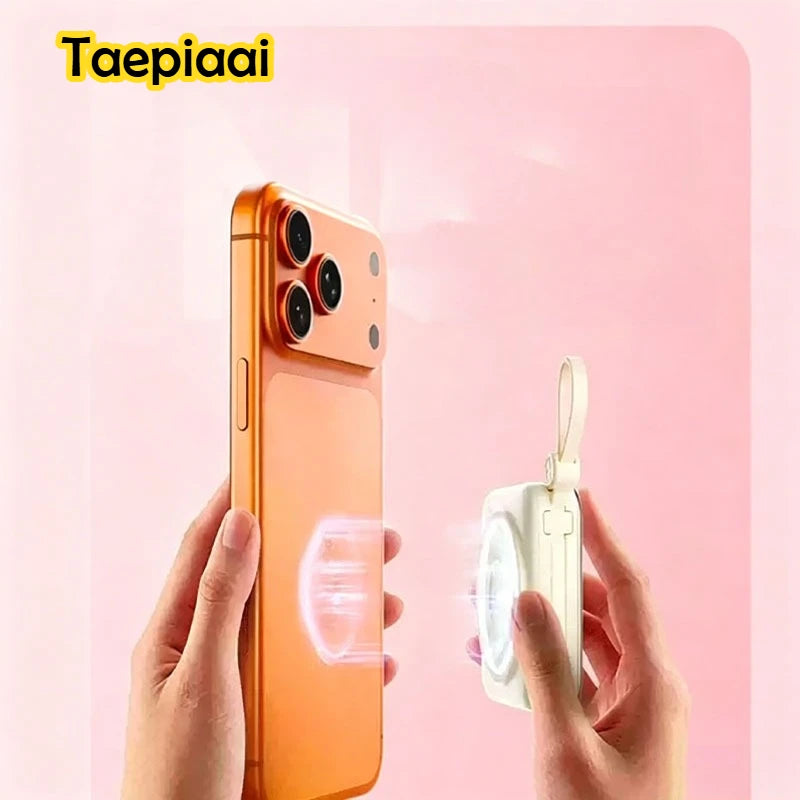 Taepiaai PD20W PowerBank Magnetic 20000mAh Portable Wireless Fast Charging PowerBank for Magsafe for IPhone Huawei Samsung Watch