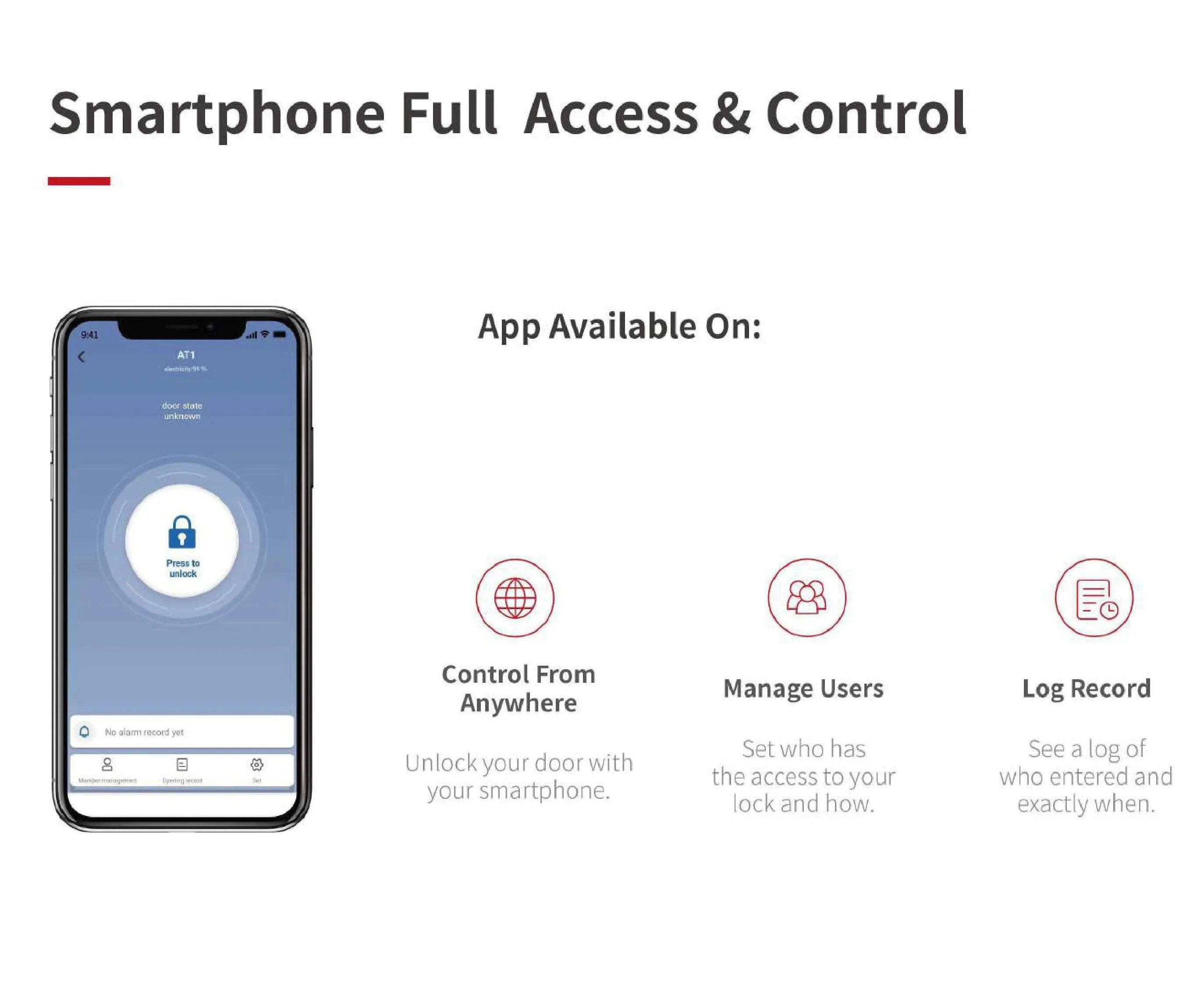 CDOK A1Pro Tuya Bluetooth smart lock is installed on the traditional door lock manual knob to achieve smart unlocking