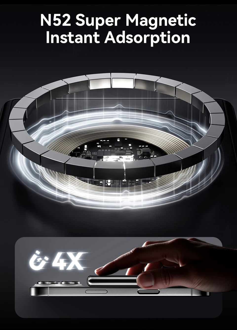 KUULAA Qi2 Magnetic Power Bank 10000mAh PD20W Portable Charger Wireless External Battery for iPhone17 16 15 14 Pro Max Powerbank