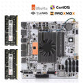 i5-8265U ES 8 SATA NAS Motherboard 2 LAN 2.5G Dual M.2 NVMe 8 SATA3.0 2*DDR4 NAS Board HDMI DP 17x17 Mini ITX board