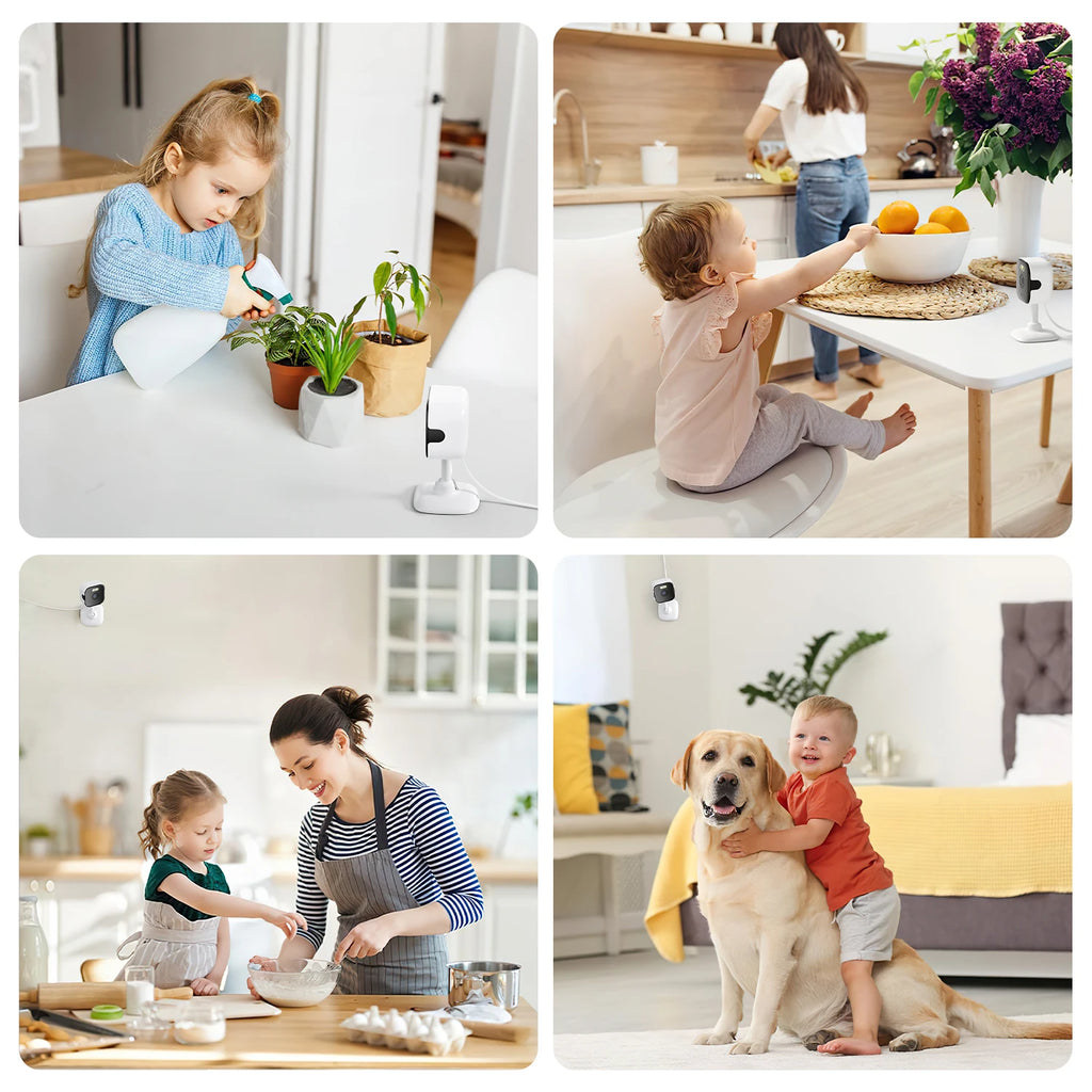 BESDER 5MP Mini Cube Camera Wifi Indoor Two Way Audio Human Detection Home 3MP CCTV Security IP Camera 2MP 5X Zoom O-Kam Pro APP