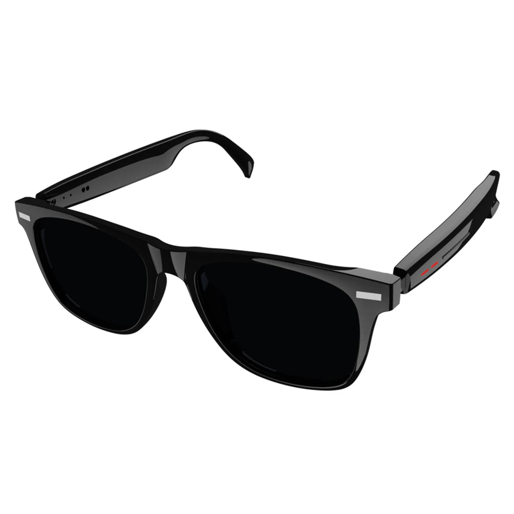 Outdoor Smart BT Glasses AI Voice Assistant Glasses Open Ear Sound Mic and Speakers Sport Glasses Touch Control Sunglasses