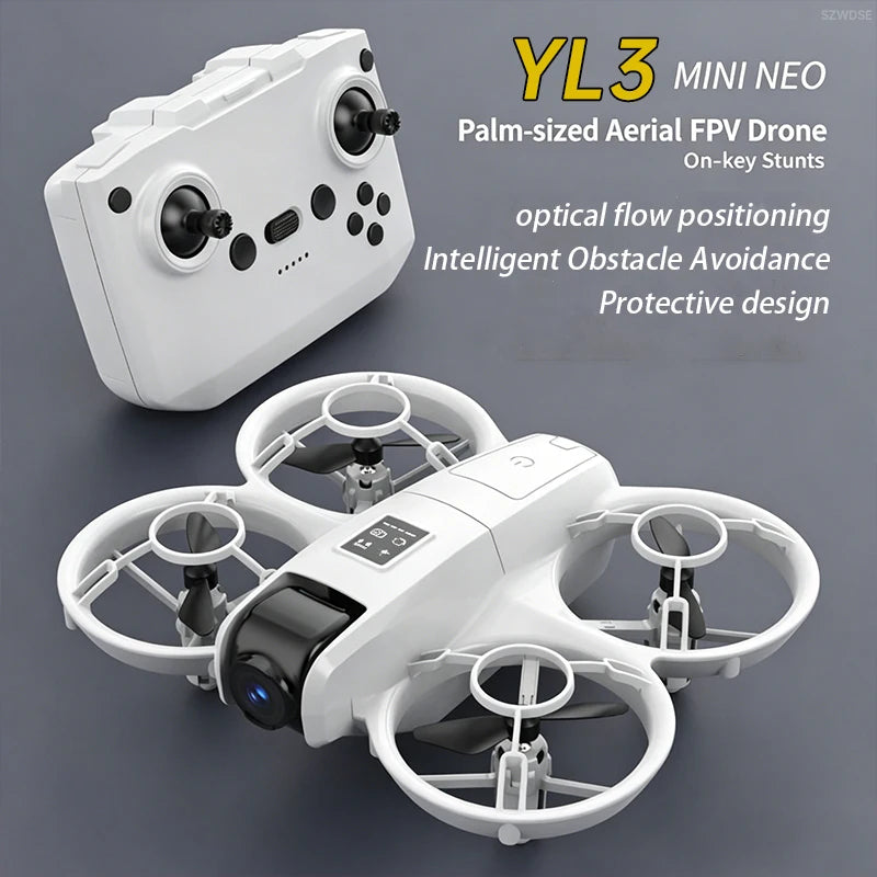 2026 Mini Quadcopter Screen Aerial Photography High-Definition Dual-Camera Foldable 3D Flip App Control Drone Optical Flow