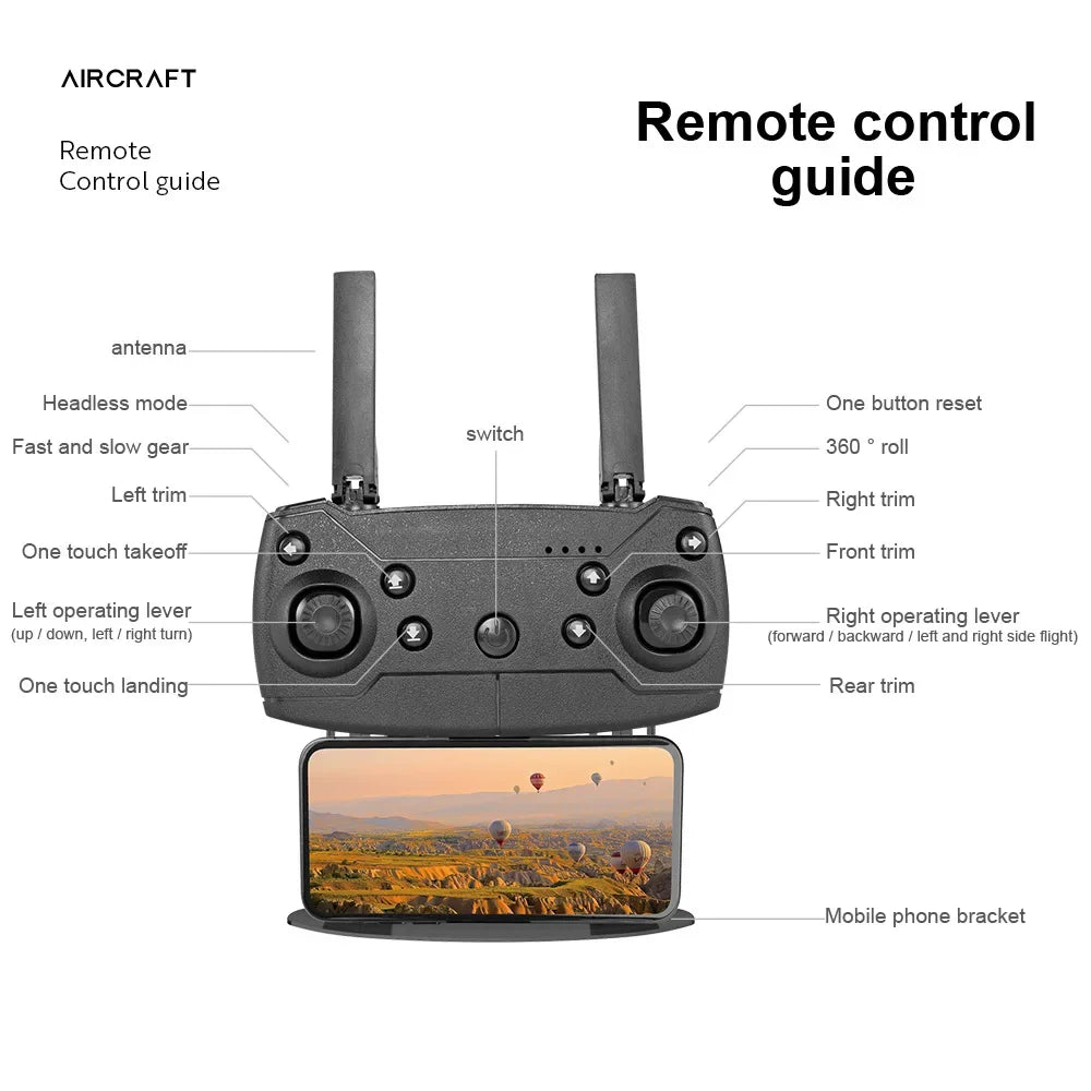 E99 K3 Pro HD 4k Drone Camera High Hold Mode Foldable Mini RC WIFI Aerial Photography Quadcopter Toys Helicopter