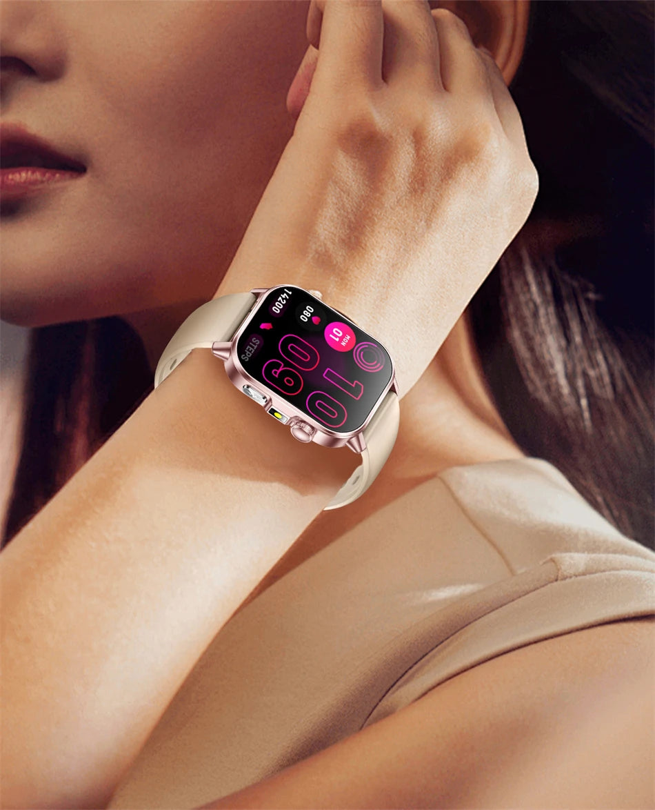2026 New Health Nursing Grade Smart Watch Men Blood Lipid Uric Acid Tracker ECG+PPG Clock Bluetooth Call Smartwatches Men Women
