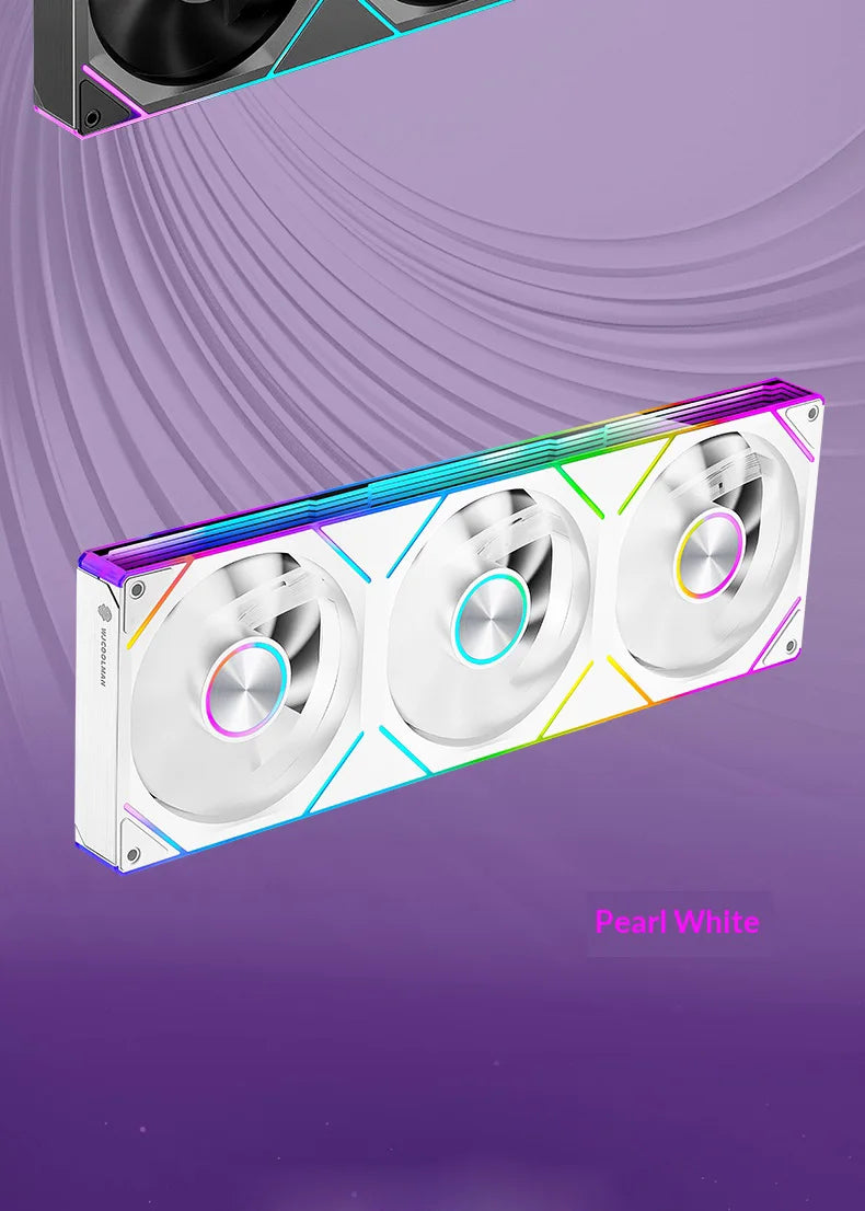 WJCOOLMAN Starlink 360/240/120 conjoined PC fan ARGB PWM Speed Control Computer Silent Case Integrated Fan easy to install