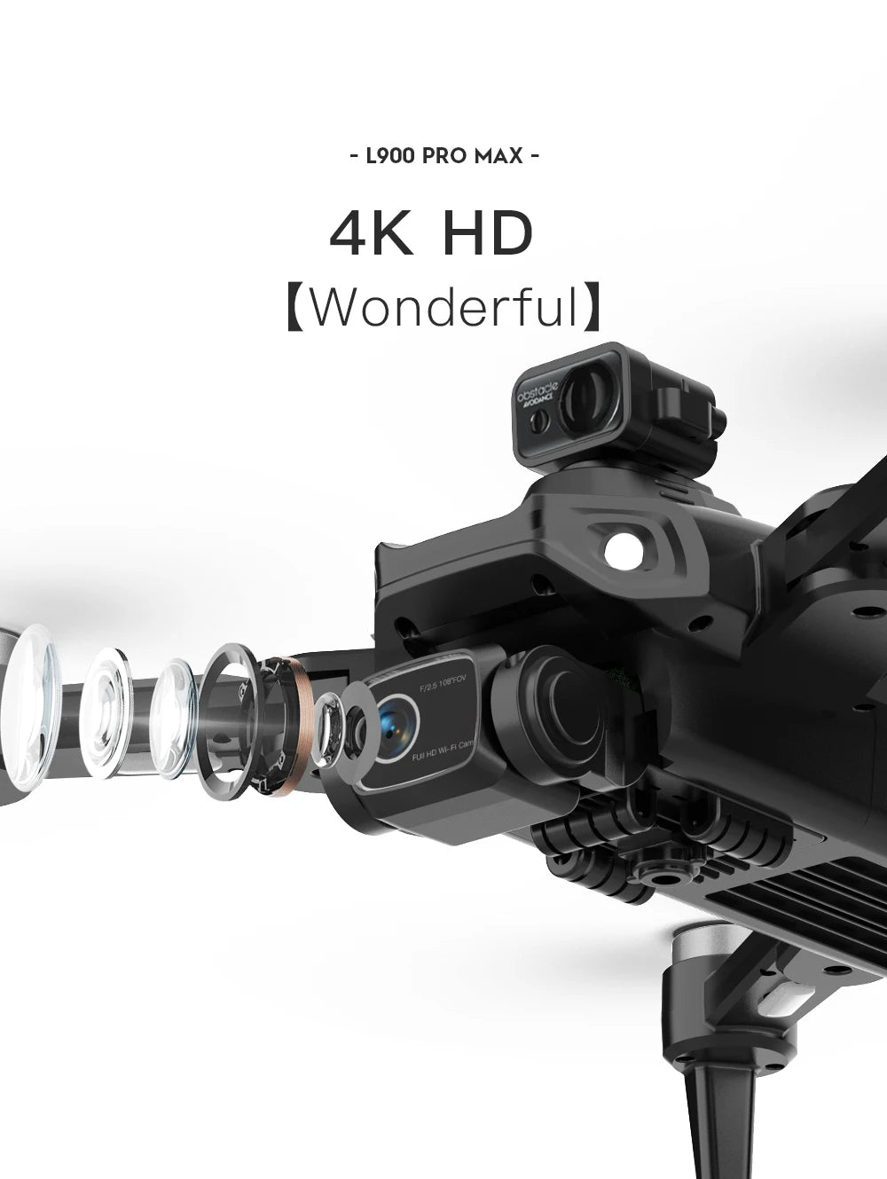 L900 Pro SE MAX GPS Drone 4K Professional With Camera WIFI 360 Obstacle Avoidance FPV Brushless Motor RC Quadcopter Mini Drone