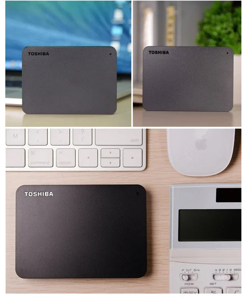 A3  A5 HDTB410YK3AA Canvio Basics For Toshiba 500GB 1TB 2TB Portable External Hard Drive USB 3.0, Black