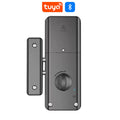 Tuya APP Remotely Control IC Card Lock Invisible Automatic Motor Bolt Lock For Home Wooden Door No Drilling Hole Installation
