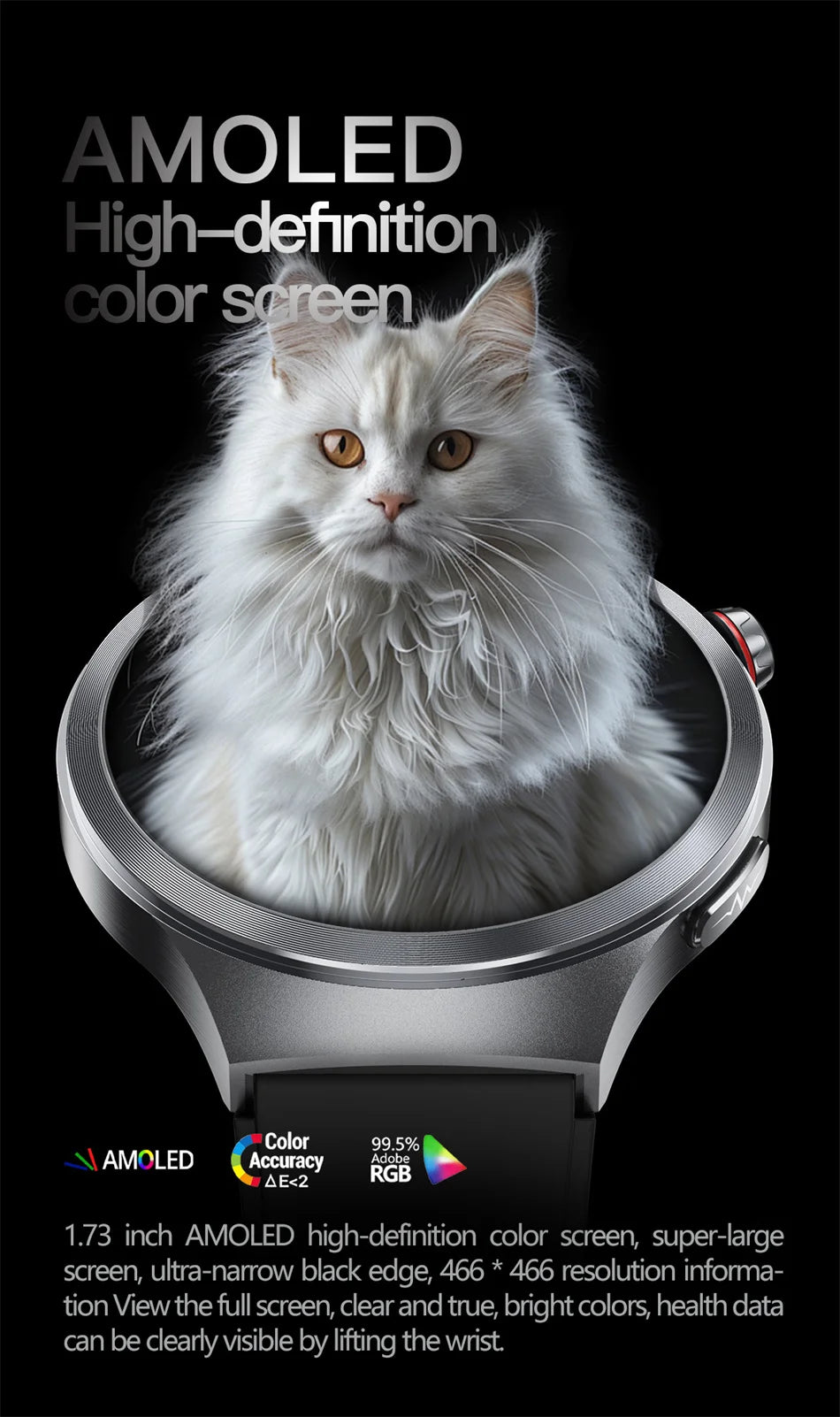 Hospital Level Accurate Measurement Blood Analysis Health Smart Watch ECG Uric Acid Blood Lipids BT Call Smart Watches For man