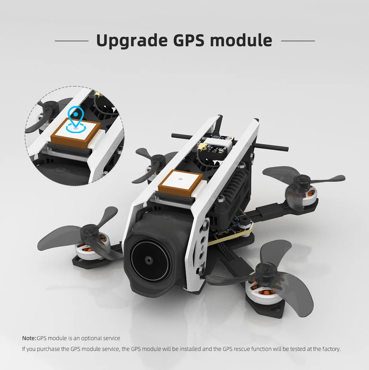 WalleFPV Eagle2 1.6inch Eagle 2 Brushless Quadcopter 2025 Mini Smart FPV RC Drones PNP / O4 PRO 4K 120FPS ELRS 2.4G FPV Drone