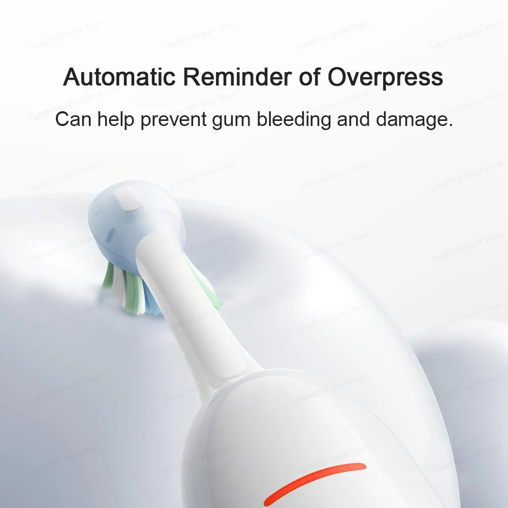 MIJIA Smart Servo-Oscillation Electric Toothbrush Pro,IPX8 Waterproof & Travel Lock,180-day long battery life,App Control