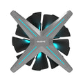 ALSEYE X12 Case cooling fan ARGB light synchronization PWM temperature control Silent frameless fan