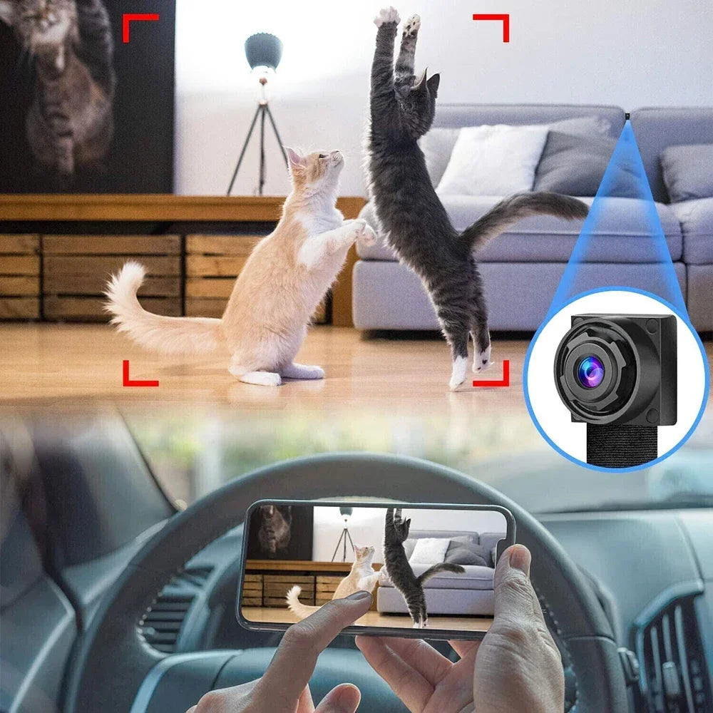 HD 1080P WiFi Mini Camera Motion Detection Remote View P2P Wireless Cam Video Recorder Home Security Mini Camcorder Loop Record