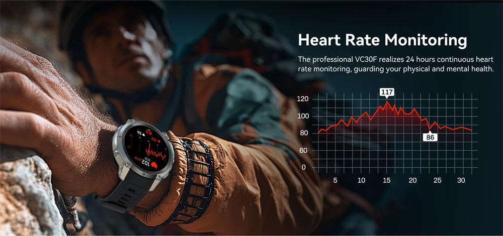 Outdoor Tactical GPS Smart Watch Offine Map Compass Heart Rate Monitor Fitness Tracker 5ATM Waterproof Adventure Sports Watches