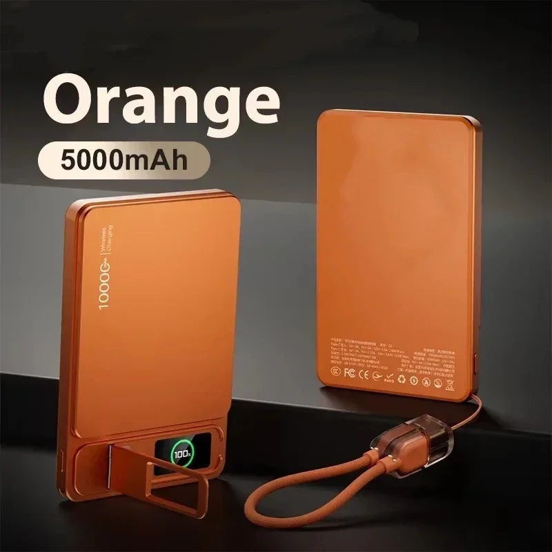 Lenovo CCC 10000mAh Slim Original Power Bank For MagSafe For Magnetic Wireless Fast Charging Portable Battery For IPhone IWatch