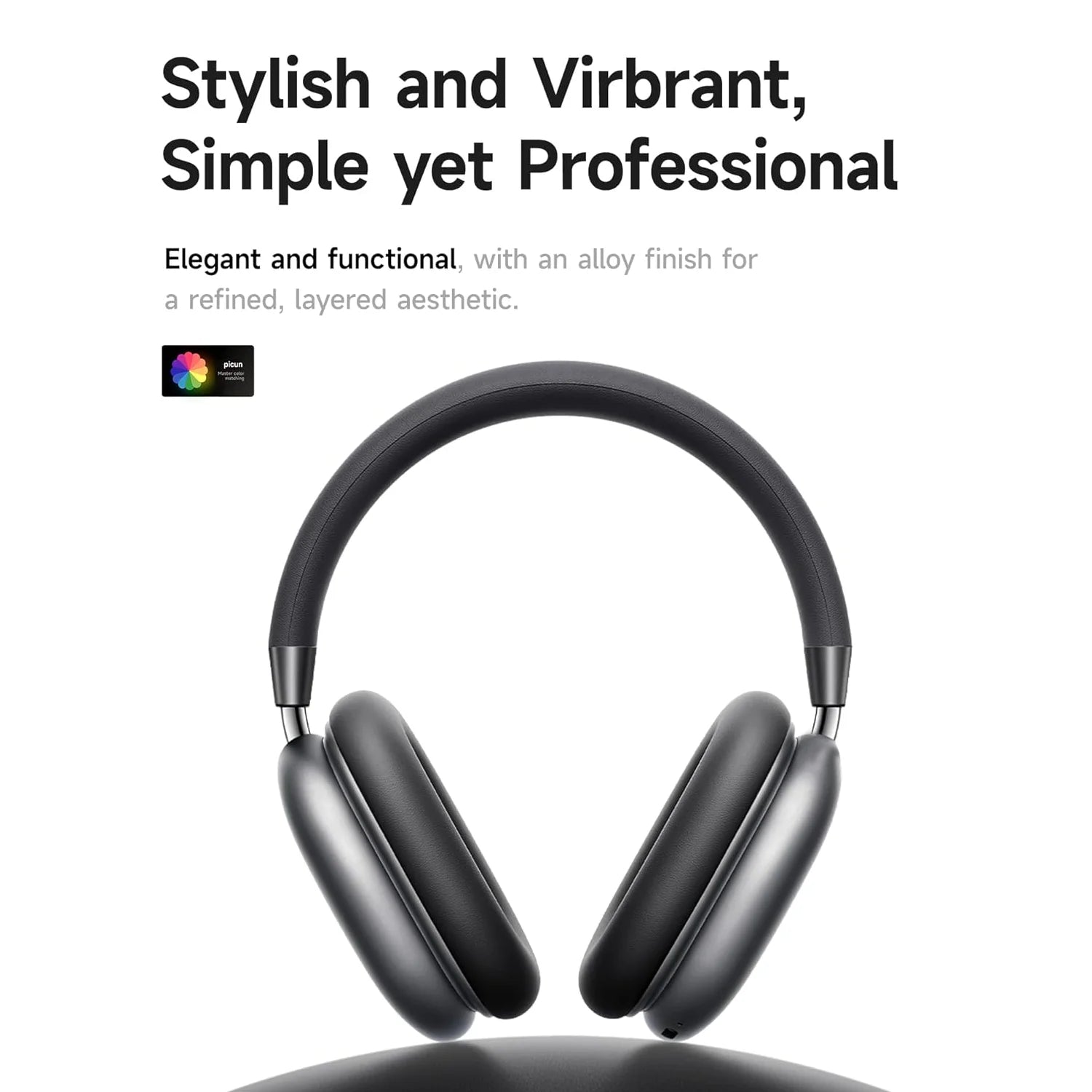 Wireless Bluetooth Gaming Headset Over Ear with Mic, Deep Bass Stereo Audio Headphones for PC Mobile Music
