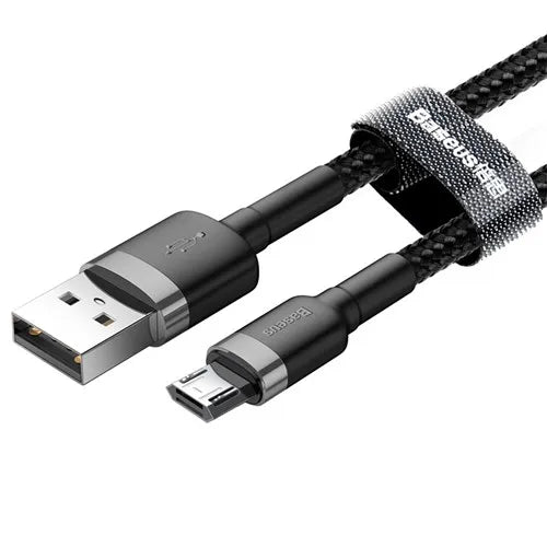 Baseus USB Micro C Cable for Huawei P30, Xiaomi Quick Charge 3.0 Cable Fast Charging for Huawei P30 Xiaomi USB-C Charger Wire