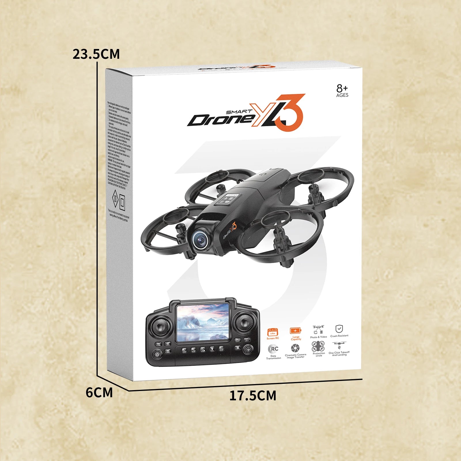 2026 Mini Quadcopter Screen Aerial Photography High-Definition Dual-Camera Foldable 3D Flip App Control Drone Optical Flow