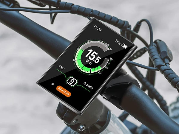 Bafang DPC18 Electric Bike Display with Speedometer USB Charging Port for Mid Drive Motor BBS01B BBS02B BBSHD Speedometer