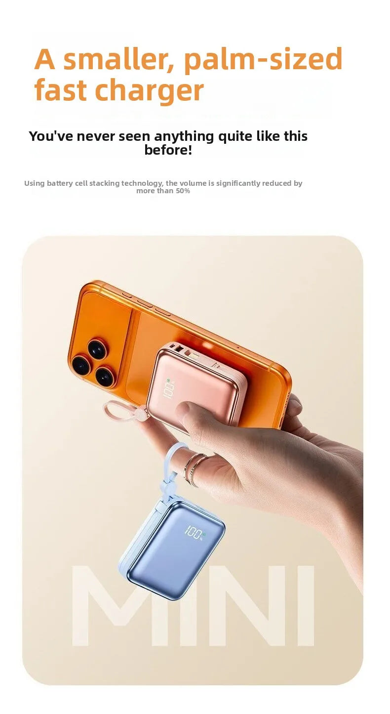 Taepiaai PD20W PowerBank Magnetic 20000mAh Portable Wireless Fast Charging PowerBank for Magsafe for IPhone Huawei Samsung Watch