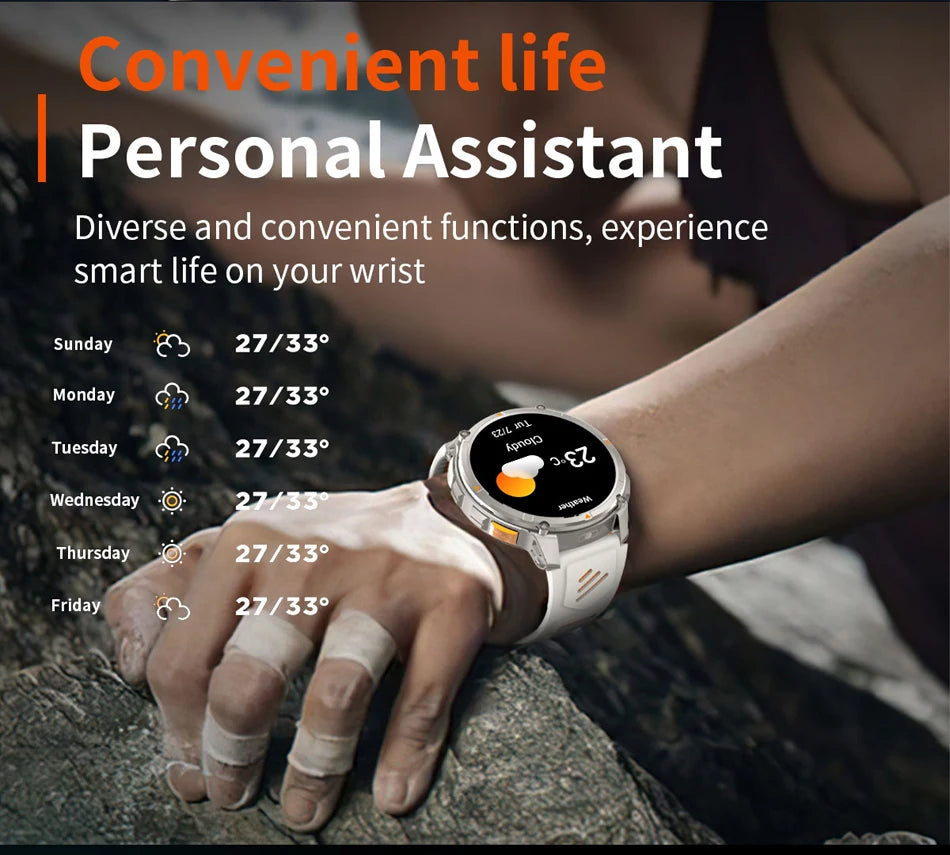 2026 New T-Rex3 Ultra 1100mAh Super Capacity Battery Adult Men Smart Watch 1.7" Large Screen Call 5ATM Waterproof Sports Watches