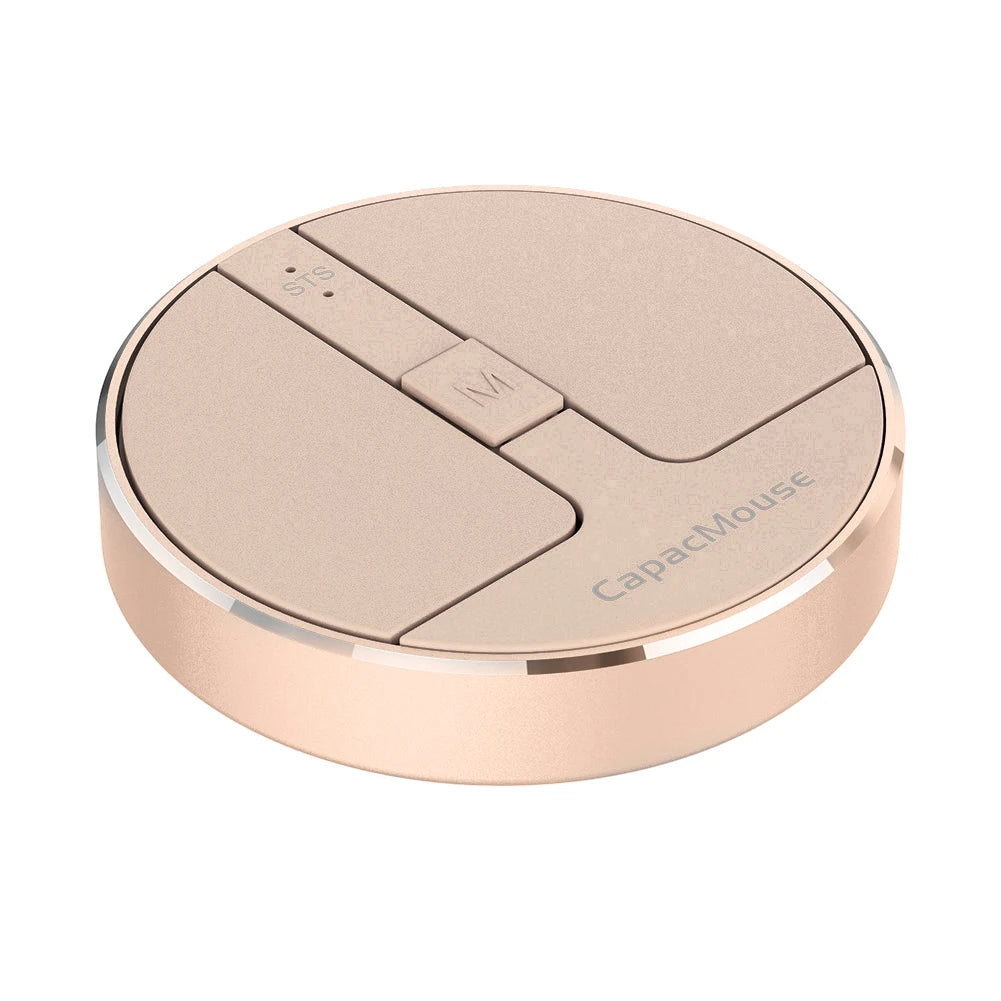 Wireless Mouse 3 Mode Bluetooth5.2/2.4G/USB Mini Capacitive Mice Ultra Thin Wireless Computer Mouse Adjustable DPI for PC Laptop