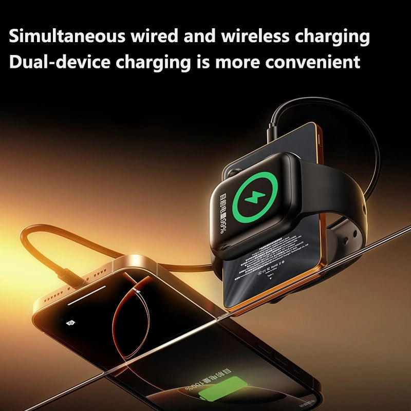 VIVO 10000mAh Ultra Slim Power Bank 20W Magnetic Wireless Fast Charging CCC Portable Battery For MagSafe Watch iPhone Samsung