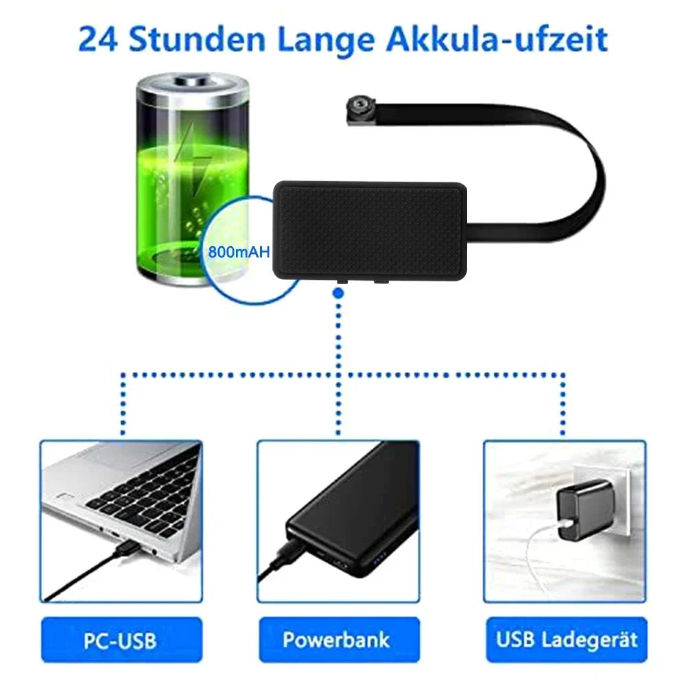 HD 1080P WiFi Mini Camera Motion Detection Remote View P2P Wireless Cam Video Recorder Home Security Mini Camcorder Loop Record