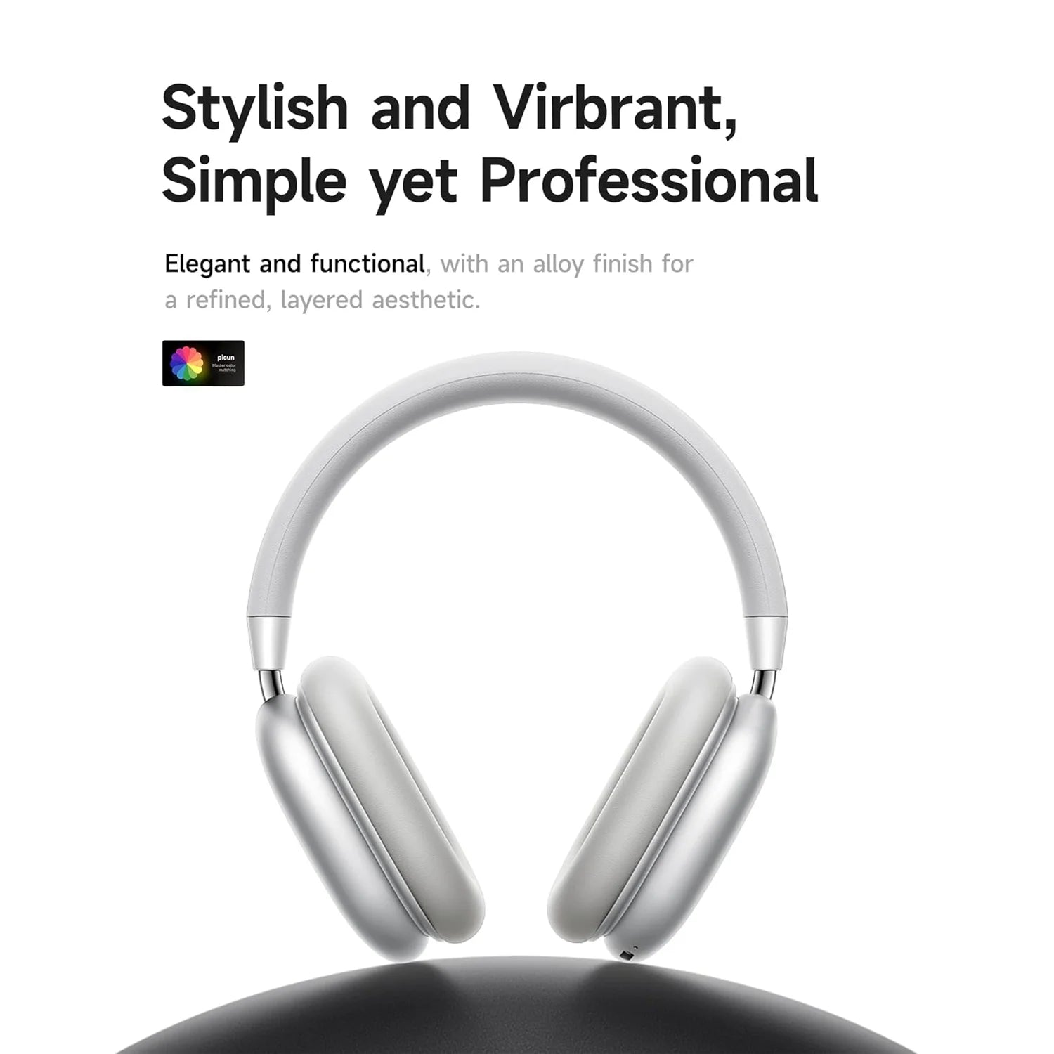 Wireless Bluetooth Gaming Headset Over Ear with Mic, Deep Bass Stereo Audio Headphones for PC Mobile Music