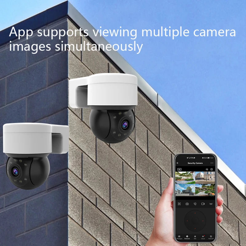 Outdoor Waterproof Wireless 1080P 2MP Camera Tuya Smart Life Home Security PTZ IP Zoom Dome Cameras CCTV Video Surveillance