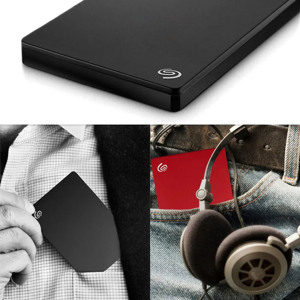 For Seagate External Hard Disk 500GB 1TB 2TB Storage Backup +Ultra-Thin USB 3.0 HDD 2.5 "Portable