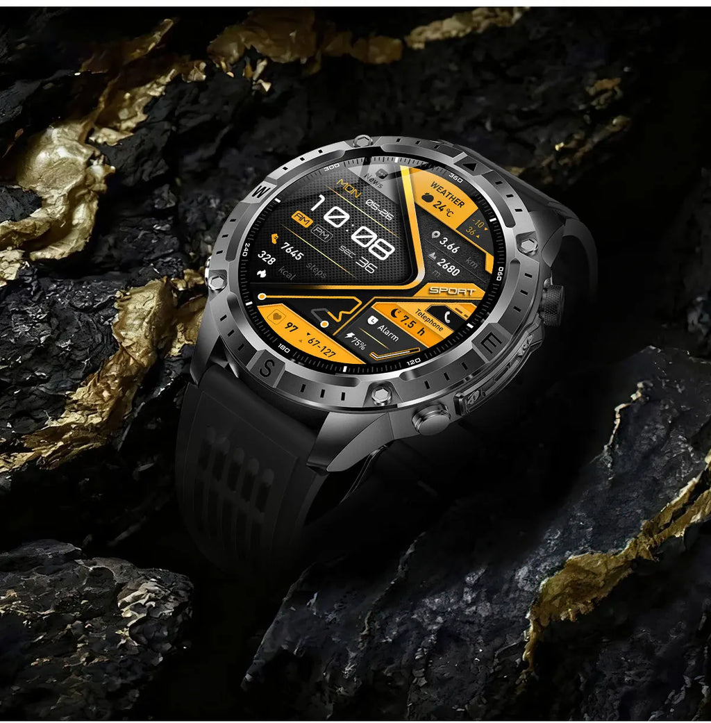 New Outdoor Offline GPS Map Smart Watch 2GB Memory AI Chat GPT Bluetooth Call 3ATM Waterproof AMOLED HD Men Sports Smartwatches