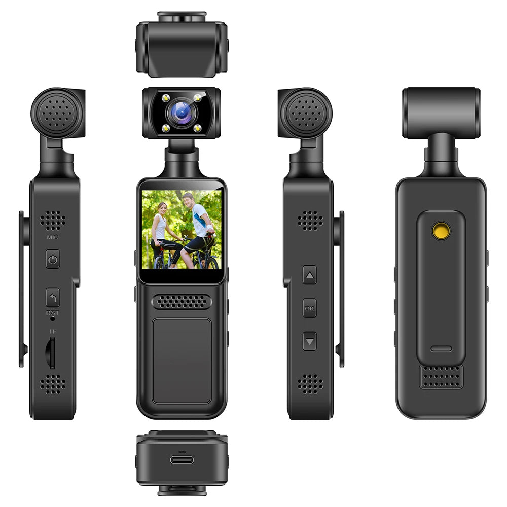 Ultra HD 4K Mini Camera WiFi Portable Small Digital Video Recorder Police BodyCam Infrared Night Vision Miniature Camcorder L10