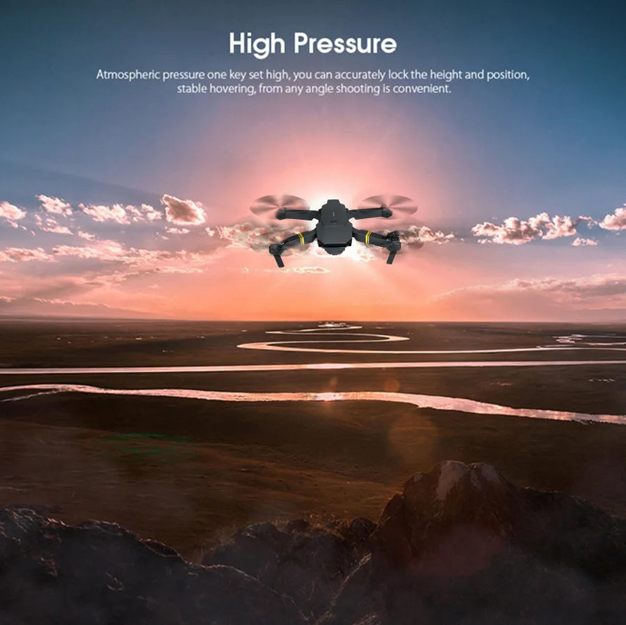 E88/E58  4K High-definition Drone Aerial Photography RC Aircraft Intelligent Fixed Height Four Axis Aircraft Children's Boy Toys
