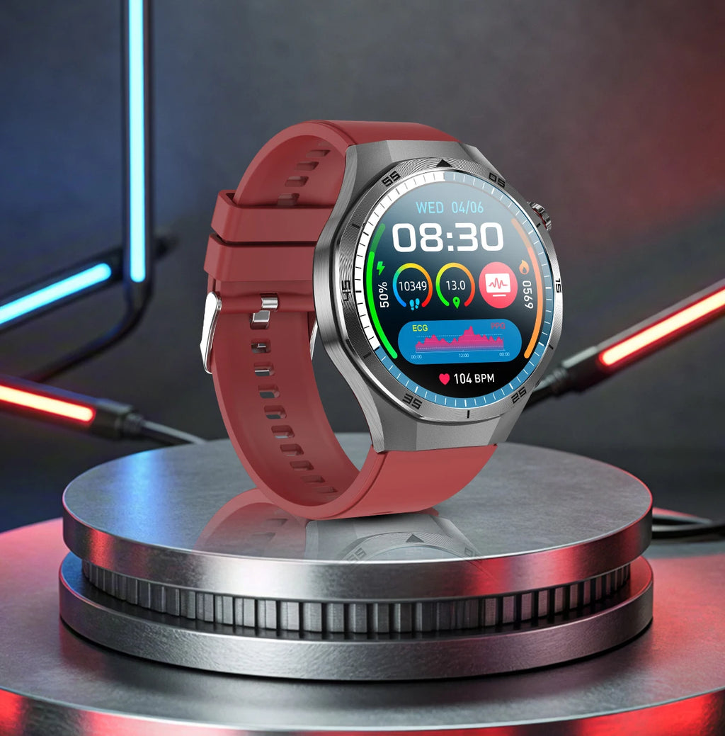 2026 Health Nursing Grade New Blood pressure Smart Watch Men Lipid Uric Acid Tracker ECG+PPG Clock HD Call NFC Smartwatch Women
