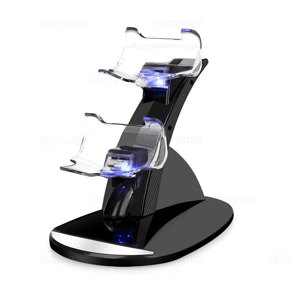For PS4 Controller Charger Dual Charging Dock Fast Charging Station Charger Stand For PlayStation4/PS4 Pro/PS4 Slim Accessories