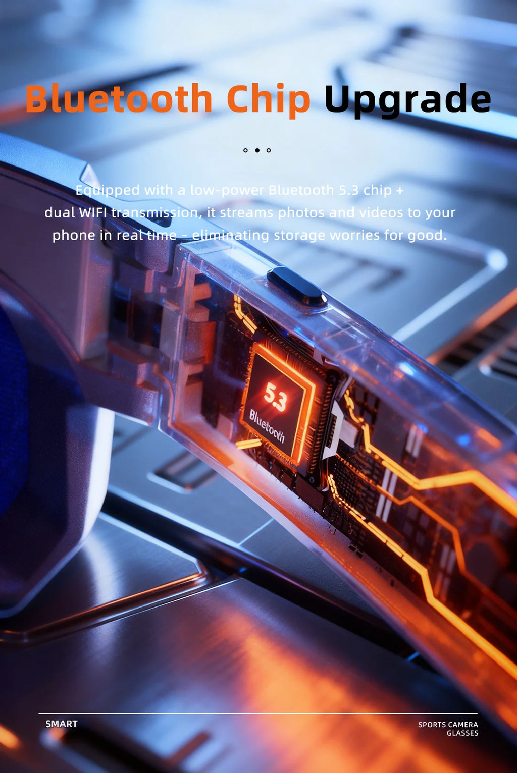 New AI smart shooting&recording glasses with 800W camera, HD anti-shake bicycle riding shooting artifact, windproof goggles 2026