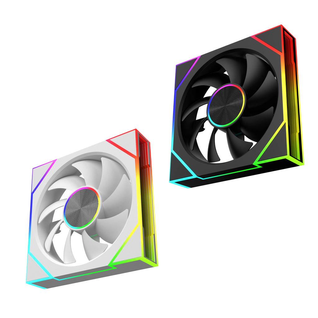 ICE Whale WZ-120/240/360 PC Case Fan  ARGB Motherboard Sync combination structure Cold Exhaust Cooling Fan ventilador
