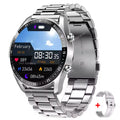ECG+PPG Bluetooth Call Smart Watch Men Laser Health Blood Pressure Fitness Sports Watches Man Sports IP67 Waterproof Smartwatch