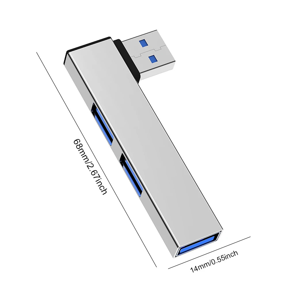 1/2PCS 3 in 1 USB HUB OTG USB 3.0/Type-C 3.0 To 3 USB USB Splitter Hub Speed 5.0Gbps 3 Port Type C HUB for PC Laptop Computer