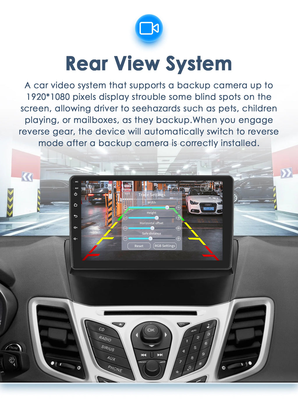 For Ford Fiesta Mk7 2009-2017 Wireless CarPlay for Apple Android Auto Car Radio GPS RDS WiFi 4G 8Core Multimedia Stereo 2din SWC