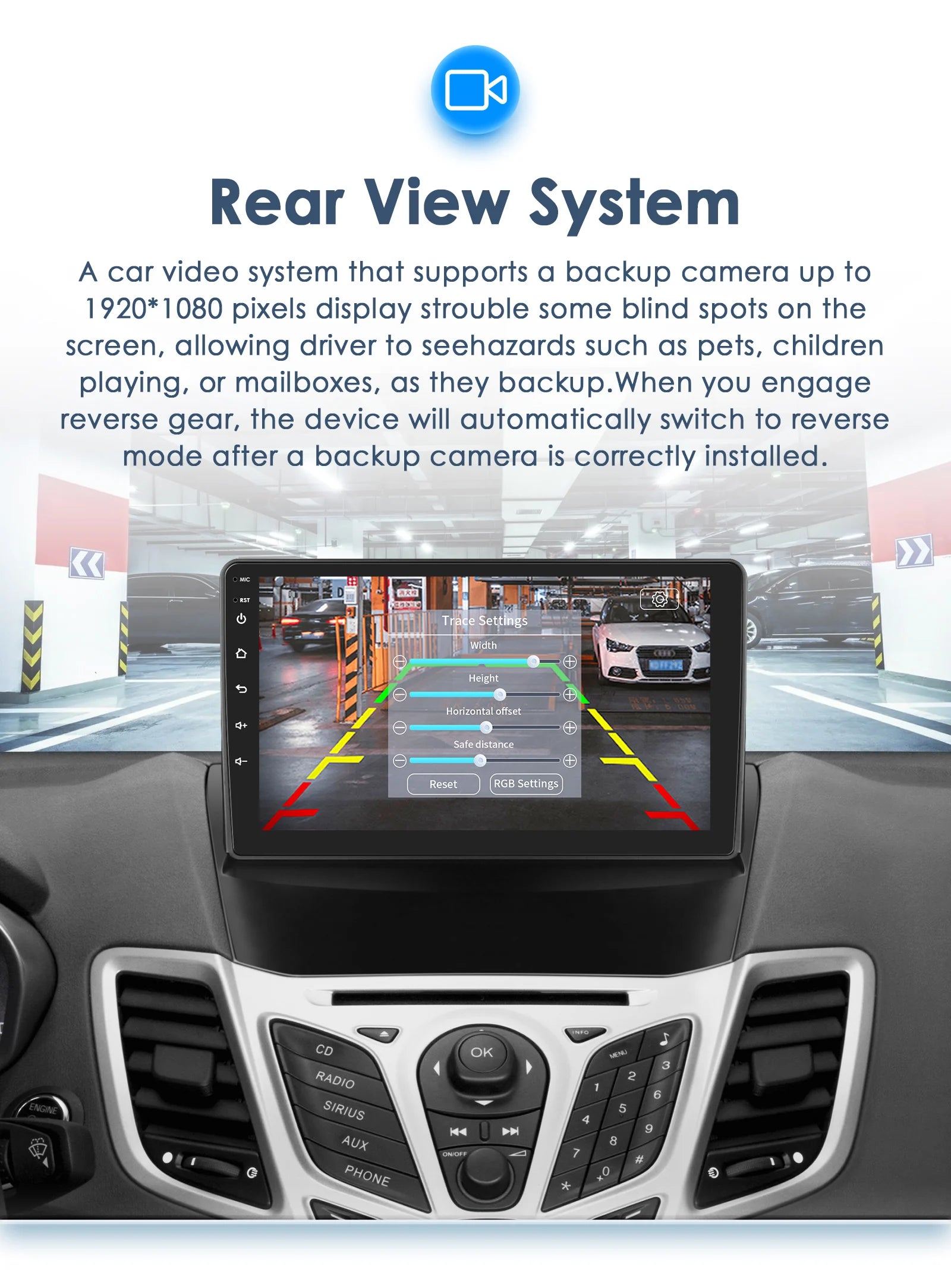 For Ford Fiesta Mk7 2009-2017 Wireless CarPlay for Apple Android Auto Car Radio GPS RDS WiFi 4G 8Core Multimedia Stereo 2din SWC