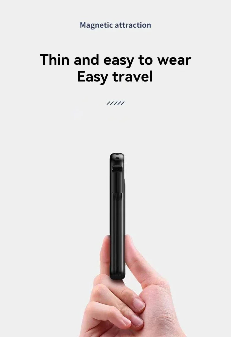 Lenovo Power Bank 50000mah Wireless Charging For Magsafe Magnetic Charging Built-in Wire Mobile Phone Battery For IPhone