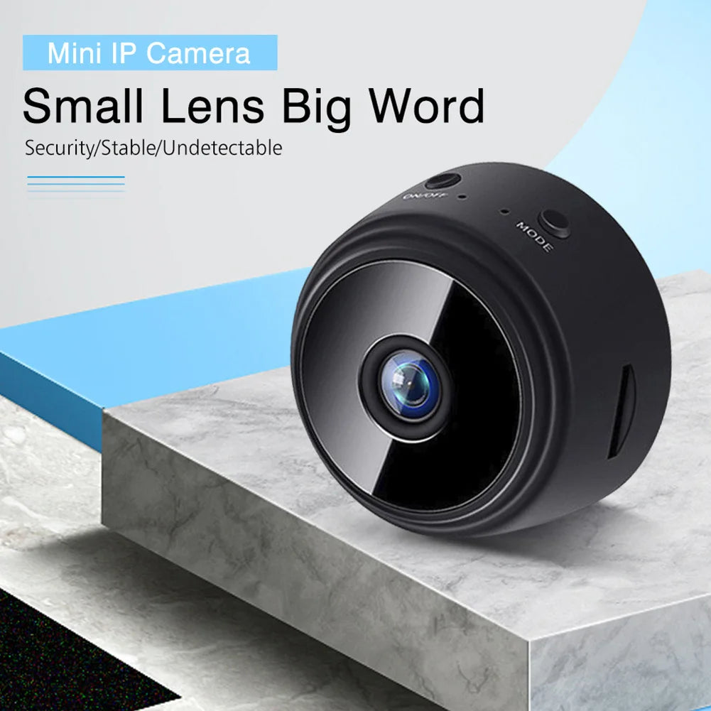 WiFi Mini Camcorders Night Vision 1080P HD Wireless IP Camera Motion Detection Wireless Security Camera Rechargeable for Indoor