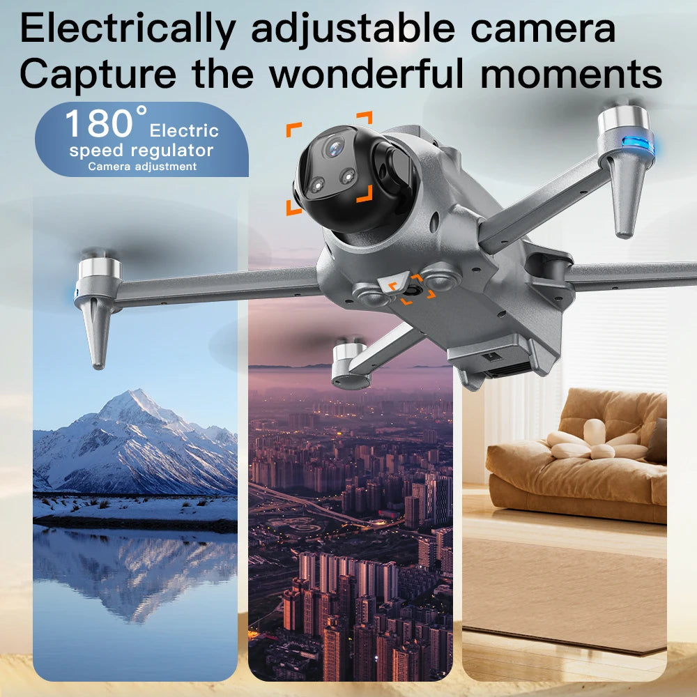 2025 NEW FPV GPS positioning brushless motor optical flow positioning 180° adjustable lifting obstacle avoidance belt airdrop